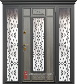 Входные двери МДФ в Луховицах «Двери МДФ со стеклом»